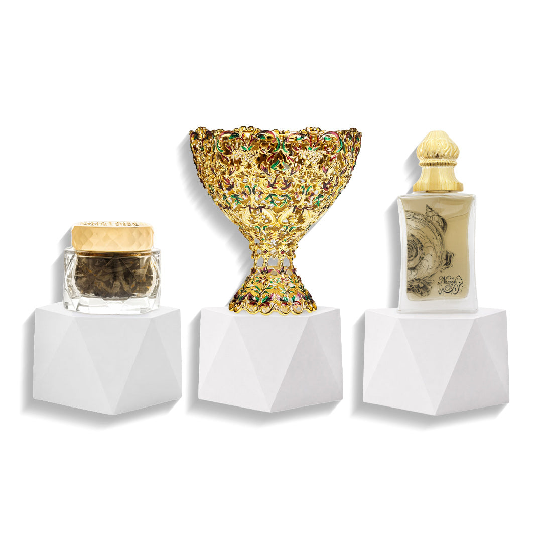 مجموعةمقام الطيب - بخور الورد - مداخن المجالس - عطر نزيه