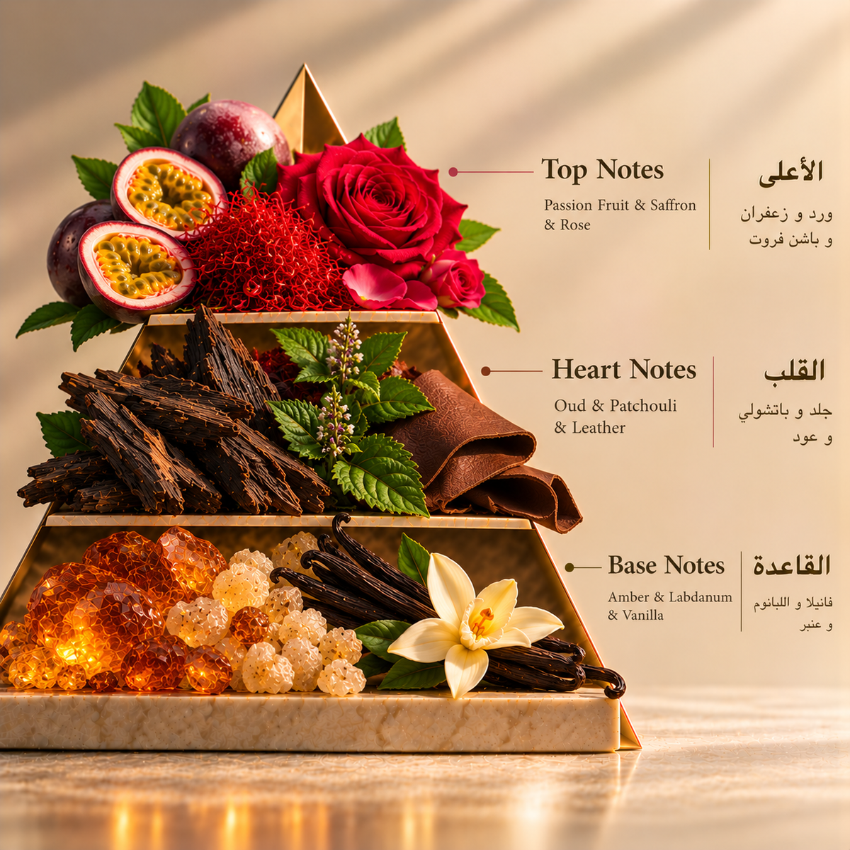 Fragrance pyramid / الهرم العطري — Taif Oil