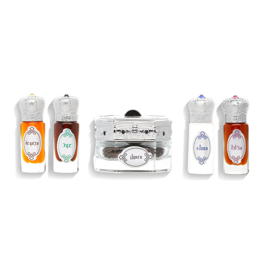 Tashkeelah - For him & her - Perfume Oil - 5.8 ML Each and 17.5 Gram - Junaid Perfumes - UAE